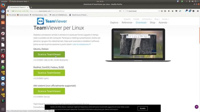 Installare TeamViewer su Ubuntu смотреть онлайн