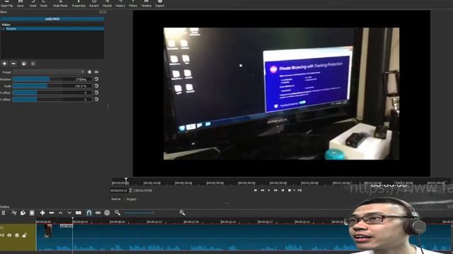 Try Shotcut Video Editor 17.04 - rotate, color grading, typing Chinese characters смотреть онлайн