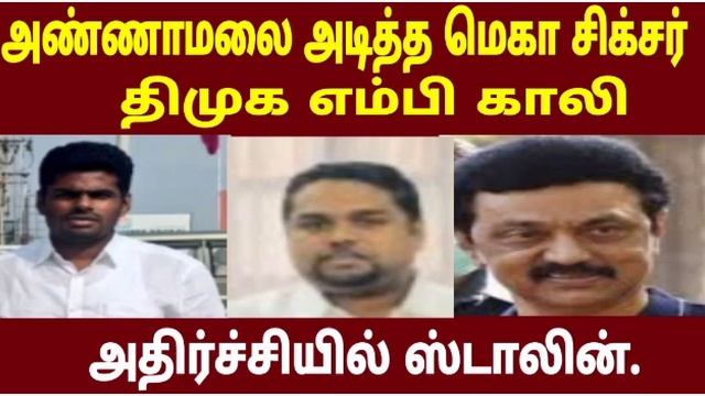 அண்ணாமலை அடித்த மெகா சிக்சர் திமுக எம்பி காலி அதிர்ச்சியில் ஸ்டாலின்.#annamalai смотреть онлайн