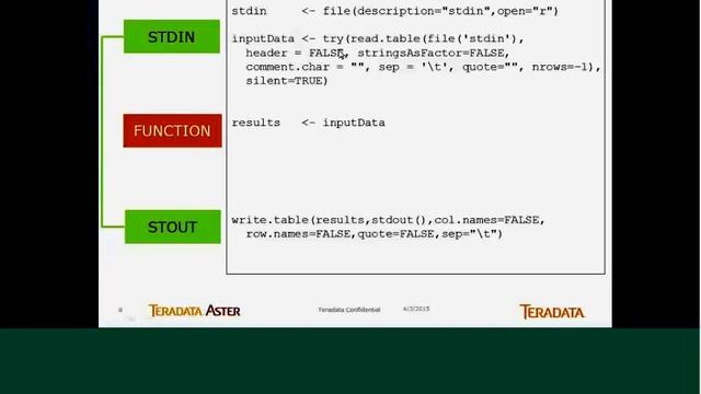 Teradata Aster R - Running an R Script in Aster смотреть онлайн