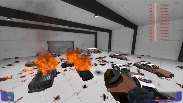 The Incedible Hulk Explosive Big Battle Hulk Not Happy Garry's Mod NPC Battles смотреть онлайн