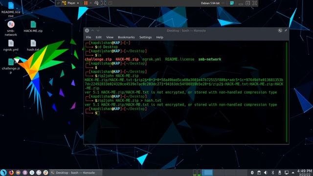 How to Crack Zip Password | John the Ripper смотреть онлайн