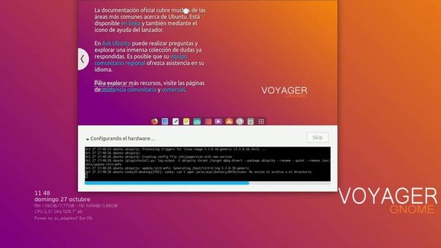 Instalacion de Voyager Linux GE 19 10 смотреть онлайн