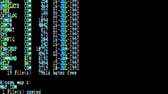 US DOS for Apple II computer смотреть онлайн