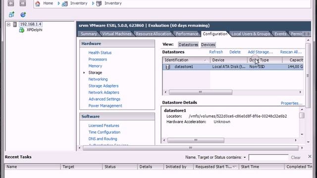 Agregar disco duro datastore a VMware ESXi смотреть онлайн