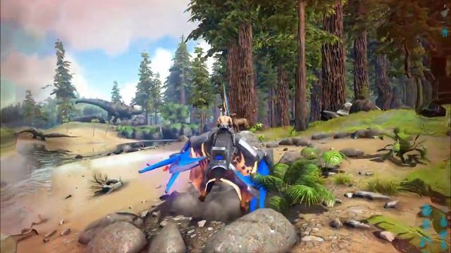 Titanosaur solo Taming / приручение Титанозавра The Island / ARK Survival Evolved смотреть онлайн