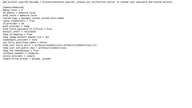 Unable to configure sssd for multiple domain authentication in same forest смотреть онлайн