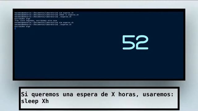 Esperas en shell script usando sleep смотреть онлайн