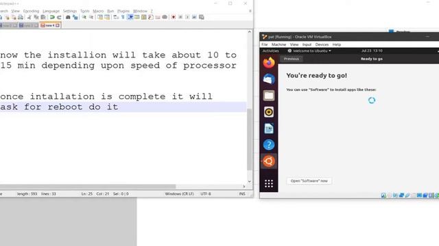 VIRTUALBOX SETUP WITH UBUNTU INSTALLATION смотреть онлайн