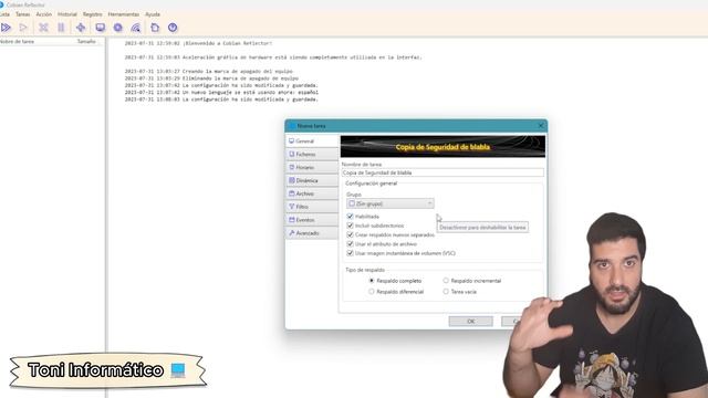 ⩥ Cómo Hacer COPIA De Seguridad En Mi PC | Cobian Reflector