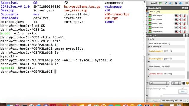 ISI485 - Sistemas Operativos - L5P2 - Código uso syscall смотреть онлайн