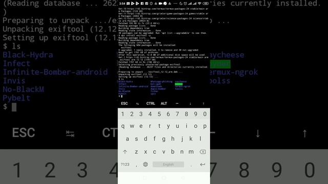 Exiftool в Termux смотреть онлайн