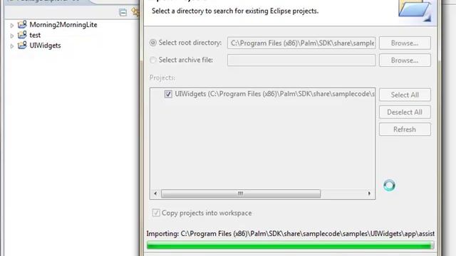Importing WebOS Projects Into Eclipse смотреть онлайн