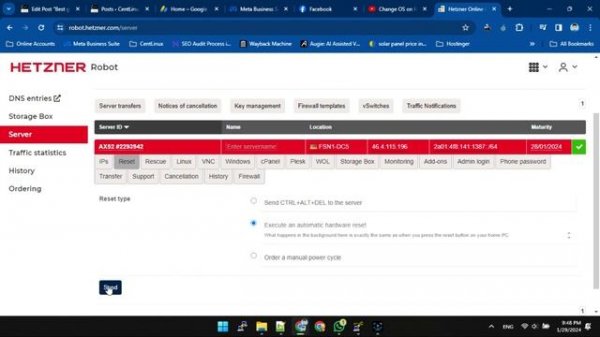 How to Hetzner Dedicated Server Setup Linux