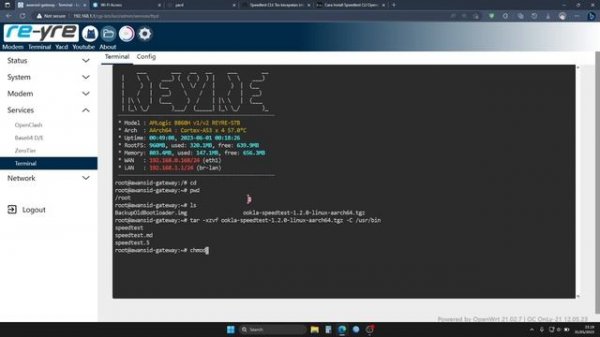 [ Tutorial ] Install Speedtest By Ookla Di OpenWRT | Linux aarch64 Speedtest.net