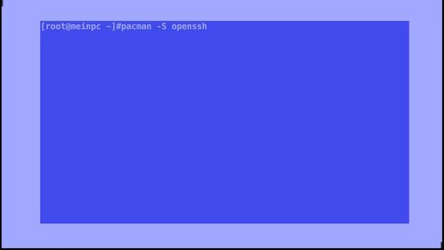 Arch Linux : ssh installieren смотреть онлайн