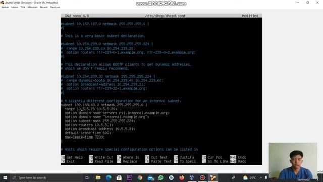Install dan Konfigurasi DHCP Server Pada Ubuntu Server смотреть онлайн