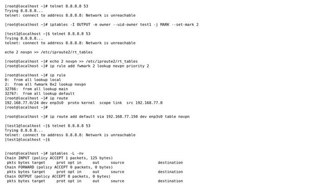 Linux ip route / ip rule with fwmark and iptables -j MARK --set-mark смотреть онлайн