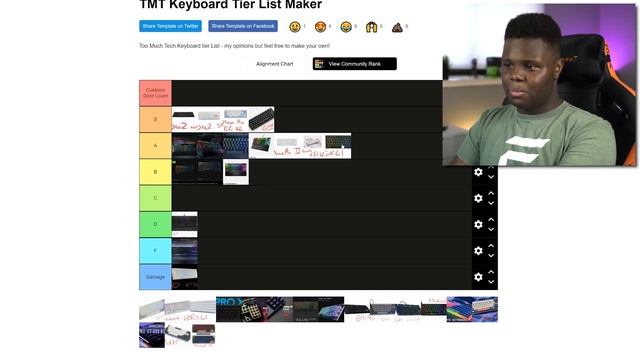 2020 BRUTALLY HONEST KEYBOARD TIER LIST - Too Much Tech смотреть онлайн