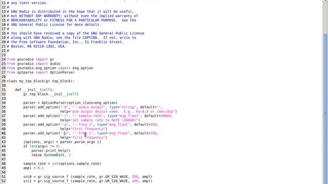 GNURADIO : Basic hack in dial_tone.py смотреть онлайн