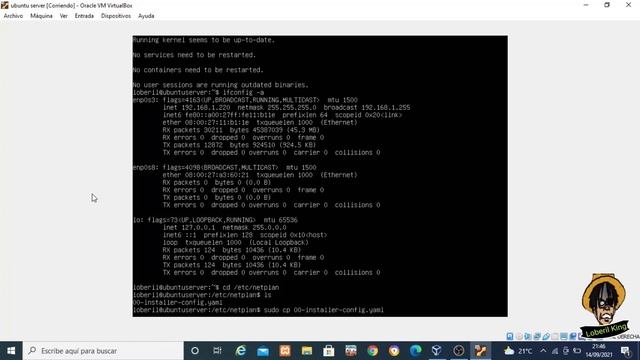 📣INSTALACIÓN configuración DHCP Ubuntu SERVER 21.04 part1/2 смотреть онлайн