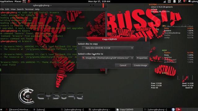Cyborg Hawk Linux - Burning Files смотреть онлайн