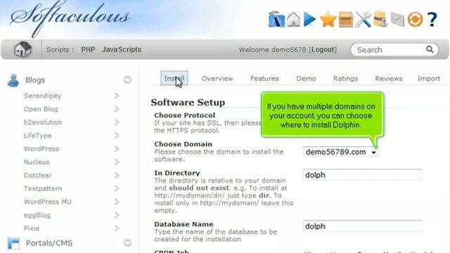 Installing Dolphin using Softaculous смотреть онлайн