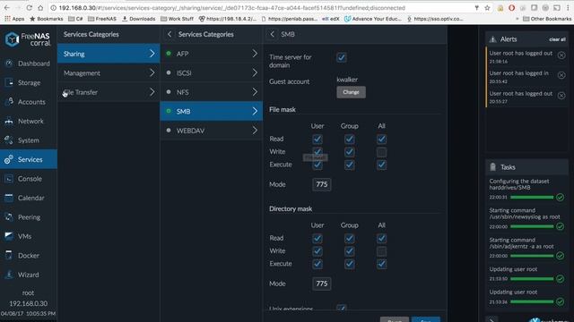 SMB Sharing on FreeNAS (Addendum) смотреть онлайн