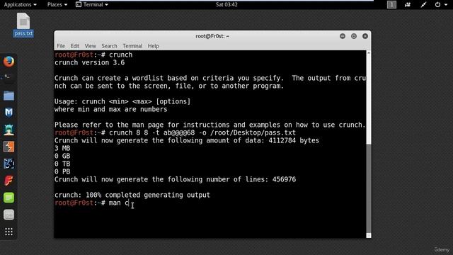 4 How to Create your own Wordlist using Crunch смотреть онлайн