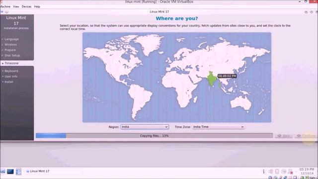 Linux Mint installation process смотреть онлайн