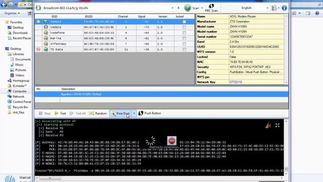 اختراق شبكات الواى فاىl عن طريق ثغرة wps смотреть онлайн