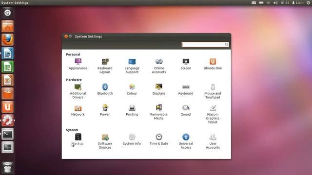 Ubuntu 11.10 - System Settings смотреть онлайн