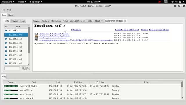 Network penetartion testing With Kali Linux -- Sparta tool смотреть онлайн
