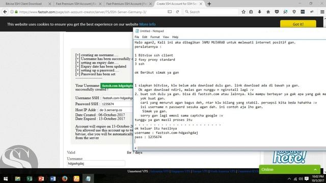 Setting SSH Premium dengan Bitvise SSH client смотреть онлайн