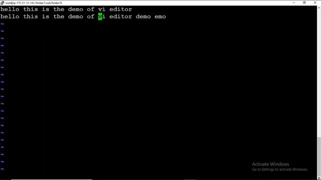 COPY DELETE CHANGE PASTE IN VI EDITOR [ PART-2 ] смотреть онлайн