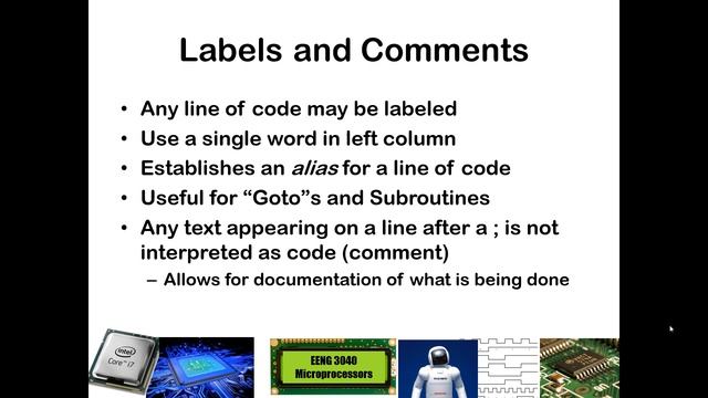 PIC Assembly Programming-Comments, GOTOS, Labels, Bit Tests смотреть онлайн