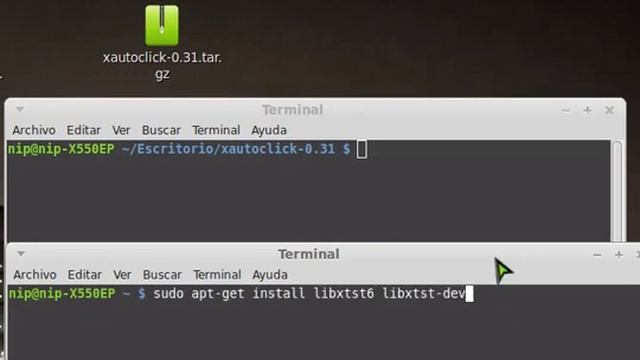 Autoclick en Linux Mint 17, Ubuntu 14.04 смотреть онлайн