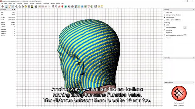GigaMesh Tutorial 10 - Voronoi Cells & Geodesic Distances - Sabouroff head смотреть онлайн