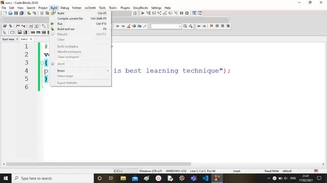 How to run and compile C program | How to Run C program in code blocks | run and execute C program смотреть онлайн