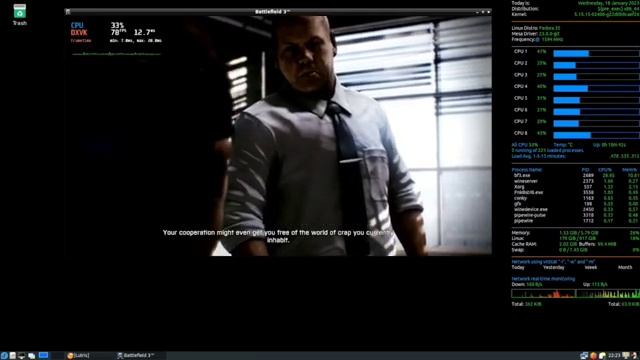 Playstation 4 | PS4 Phat Belize | Linux | Fedora 35 + Mesa 23.0.0 | Battlefield 3 Test | FPS + Audi смотреть онлайн