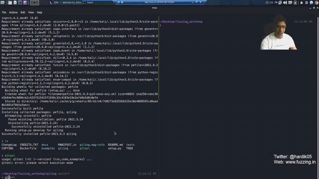 [Qiling Tutorial] How to install Qiling on a Linux system смотреть онлайн
