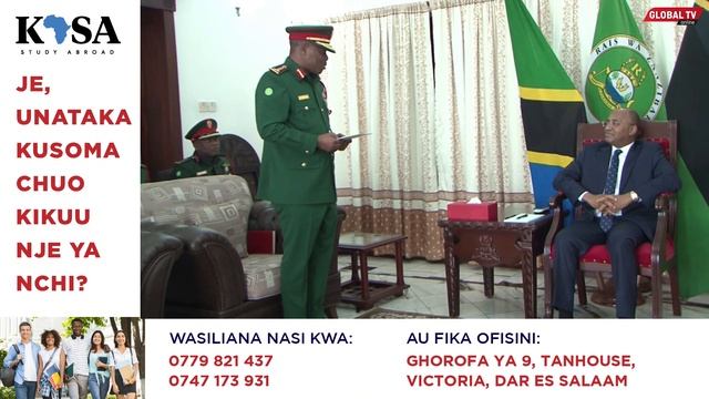 MKUU MPYA WA MAJESHI USO KWA USO NA RAIS MWINYI IKULU, TAZAMA ALIVYOPIGIWA SALUTI.. смотреть онлайн