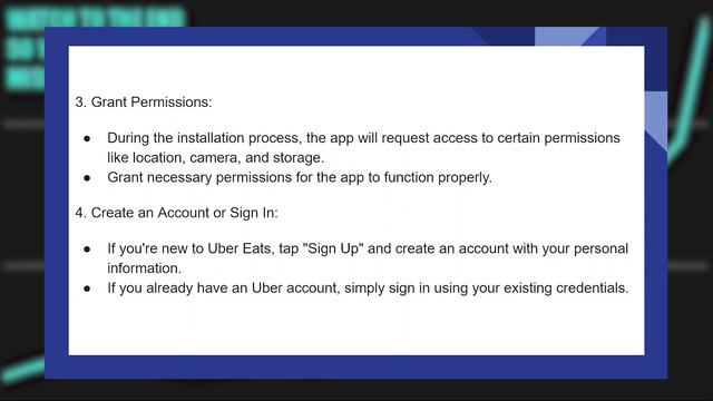 HOW TO PROPERLY INSTALL UBER EATS DRIVER APP 2024 смотреть онлайн