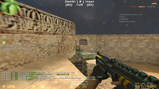 Cs 1.6 [TR] Zombie Escape (NEMESİS MOD) de_pathway смотреть онлайн