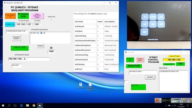 tcp server win10 смотреть онлайн