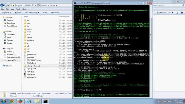 [SQL Injection] How to use SQLmap смотреть онлайн