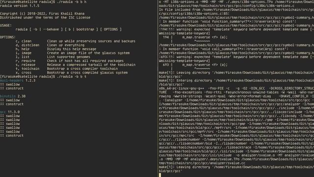Toolchain Build Command — glaucus Linux смотреть онлайн