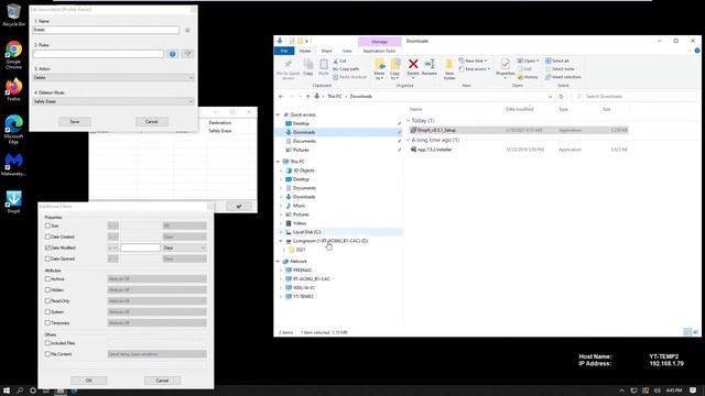 Automate file delete by date. смотреть онлайн