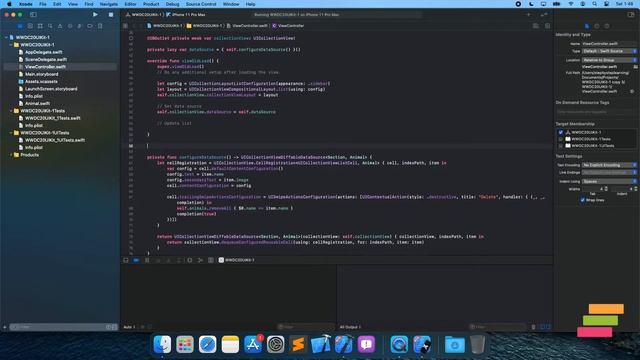 New Cell Swipe Actions for UICollectionView from WWDC20 - Swift #45 - iOS Programming смотреть онлайн
