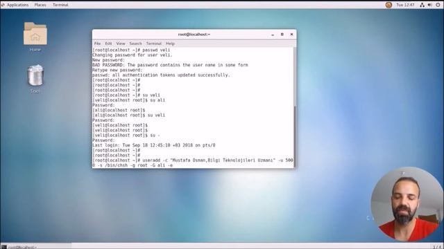 Temel Linux Eğitimi - 17 Linux kullanıcı ve grup işlemleri смотреть онлайн